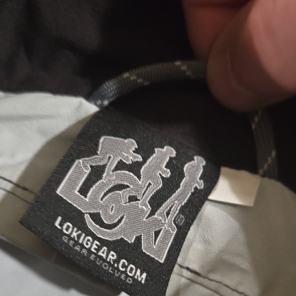 Men's Charcoal Hooded Raincoat - Picture 7 of 14